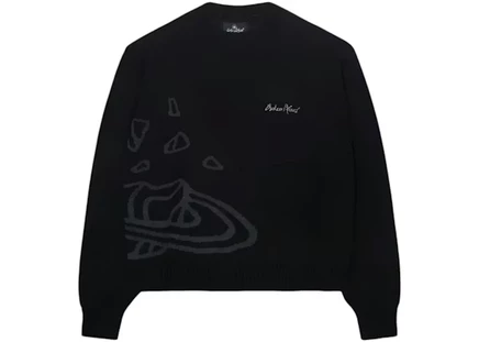 Мужской вязаный свитер Broken Planet Market Knit, темно-черный