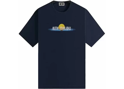 Мужская футболка kith malibu sunshine винтажная, ночная
