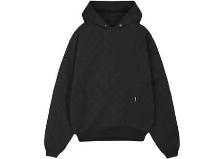 Мужское худи Represent Intarsia Initial, черное