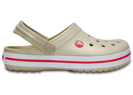 Мужские сабо Crocs Crocband, бежево-оранжевые