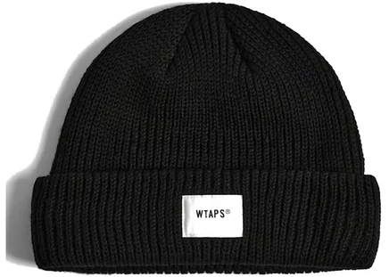 Мужская шерстяная шапка Vans Vault x WTAPS, черная