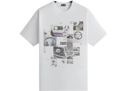 Мужская футболка Kith x BMW Motorsport Vintage, белая