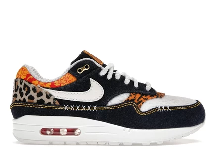Мужские кроссовки Nike Air Max 1 Premium Denim Leopard