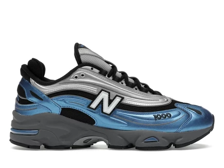 Мужские кроссовки New Balance 1000, металлические синие