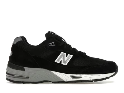 Мужские кроссовки New Balance 991 MiUK, черные/серебристые