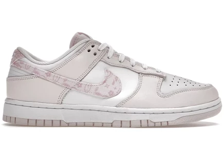 Женские кроссовки Nike Dunk Low Essential Paisley Pack, бело-розовые