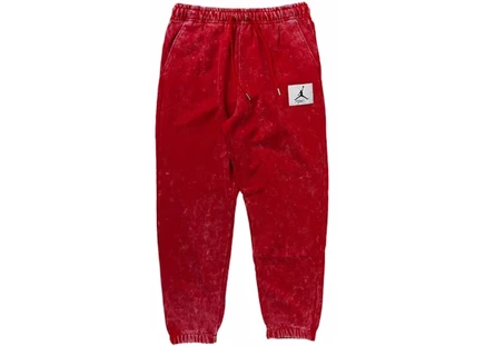 Мужские джоггеры Nike Air Jordan Washed Fleece, красные