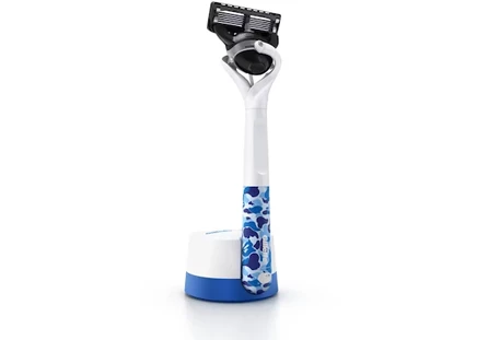 Бритвенный станок BAPE x Gillette ProGlide Shield, лимитированное издание с подставкой