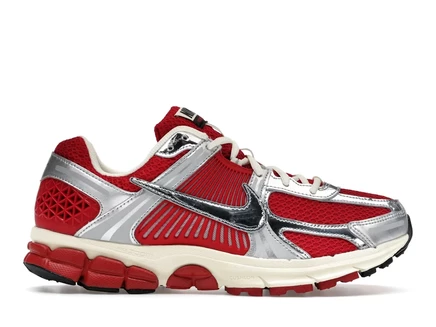 Мужские кроссовки Nike Zoom Vomero 5, красно-хромовые