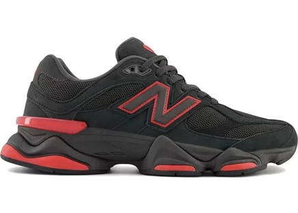 Мужские кроссовки New Balance 9060 Bred, черно-красные