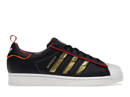 Мужские кроссовки Adidas Superstar Chinese New Year, черные