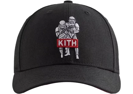 Мужская кепка Kith x Star Wars New Era 59Fifty, чёрная