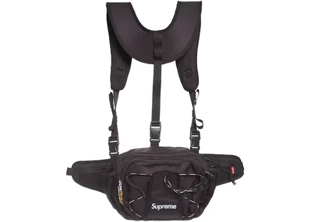 Унисекс поясная сумка Supreme Harness, черная