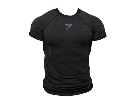 Мужская футболка Gymshark Onyx 5, черная/оникс-серая