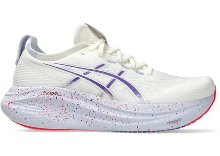 Мужские кроссовки Asics Gel-Nimbus 27, кремово-фиолетовые