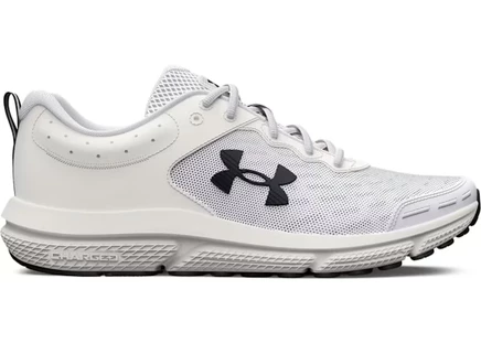 Мужские кроссовки Under Armour Charged Assert 10, бело-чёрные