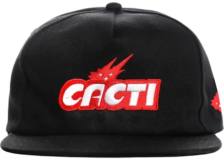 Унисекс кепка Travis Scott Cacti Logo, черная