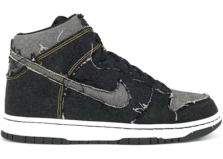 Мужские кроссовки Nike Dunk High, черные