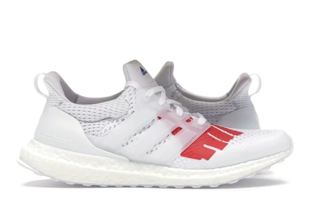 Мужские кроссовки adidas Ultra Boost 1.0 Undefeated Stars and Stripes, бело-красные