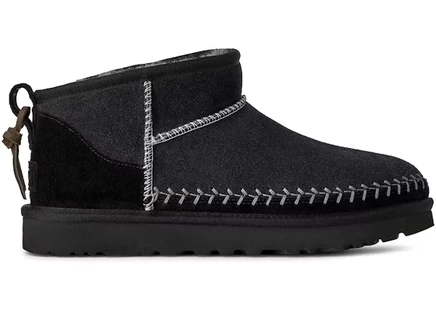 UGG Classic Ultra Mini Biarritz Boot Black (Women's) black
