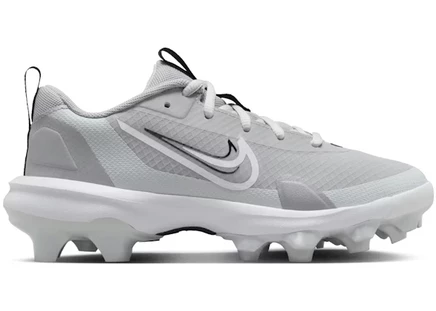 Детские кроссовки Nike Force 9, серо-платиново/черно-белые