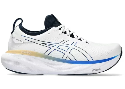 Мужские кроссовки Asics Gel-Nimbus 25, бело-голубые