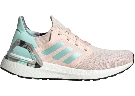 Женские кроссовки Adidas Ultra Boost 20, розово-мятные