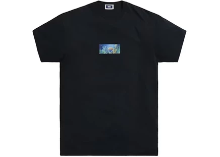 Мужская футболка Kith Fish Tank с логотипом, черная