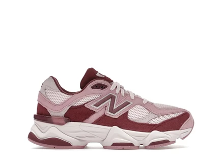 Детские кроссовки New Balance 9060, розово-бордовые