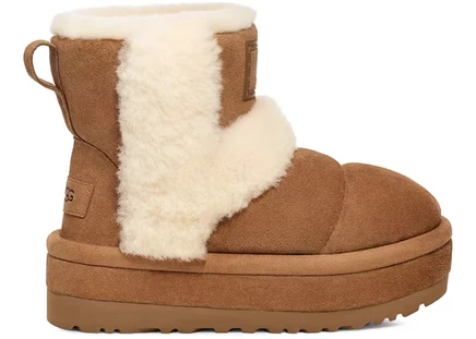 Женские ботинки UGG Classic Chillapeak, каштановые