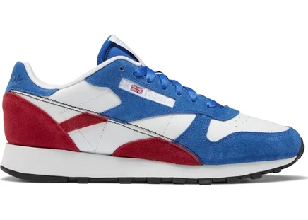 Мужские кроссовки Reebok Classic Leather, сине-красные