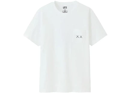 KAWS x Uniqlo x Sesame Street XX Pocket Tee White white
