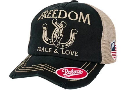 Мужская кепка-тракер Palace Freedom Distressed, черная