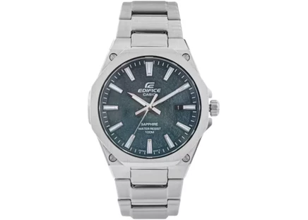 Мужские часы Casio Edifice EFR-S108DE-3A, корпус и браслет из нержавеющей стали, 40 мм, кварцевые, сапфировое стекло