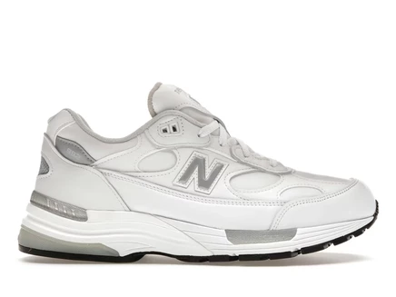 Мужские кроссовки New Balance 992 MiUSA, белые/серебристые