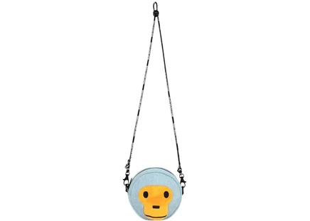 Мужская сумка через плечо BAPE Baby Milo, джинсовая