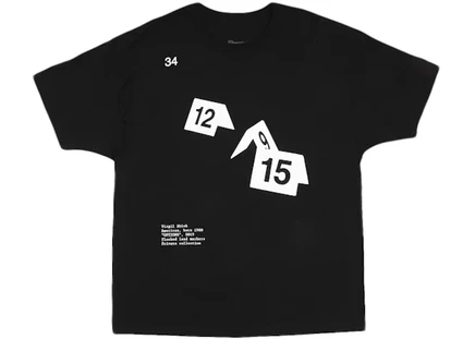 Мужская футболка Virgil Abloh ICA Options, черная