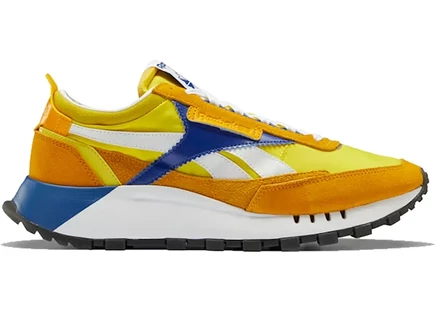 Мужские кроссовки reebok classic leather legacy, золотистые/ярко-желтые