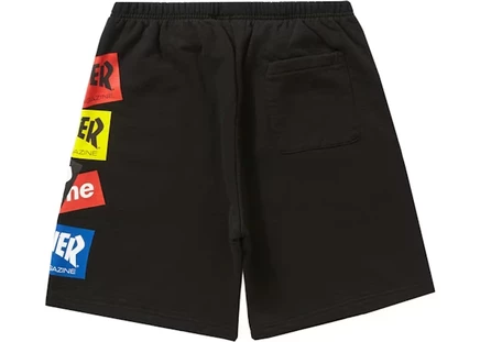 Шорты Supreme Thrasher Multi Logo, черные
