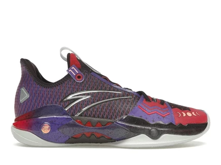 Мужские кроссовки Anta Shock Wave 5 Pro Kyrie Irving Moon, фиолетовые/бордовые