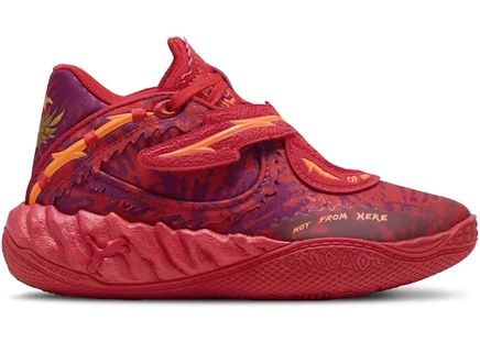 Детские кроссовки Puma MB.05 Crowd Surf, красно-оранжевые