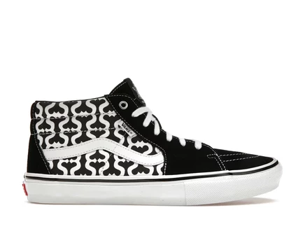 Мужские кроссовки Vans Skate Grosso Mid Supreme Monogram S, черные