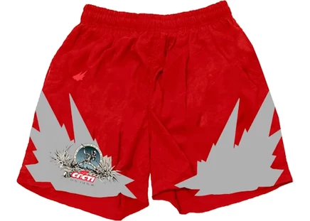 Мужские шорты Travis Scott Cacti Heritage 3M Soccer Short I, красные