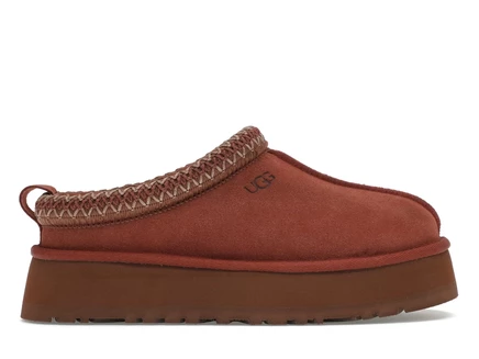 Женские тапочки Ugg Tazz в цвете красная яшма
