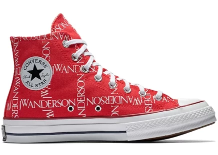 Мужские кеды Converse Chuck Taylor All Star 70 Hi Grid JW Anderson, красные