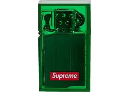 Зажигалка Supreme x Tsubota Pearl Hard Edge, зеленая