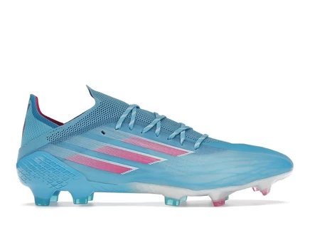 Мужские бутсы adidas X Speedflow.1 FG, голубые с розовым