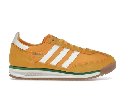 Мужские кроссовки Adidas SL 72 RS, жёлто-бело-зелёные