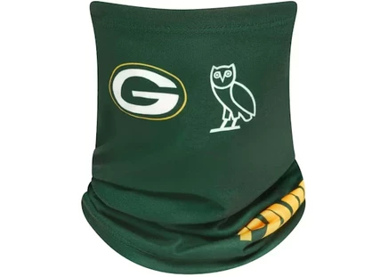 Мужской шарф-труба OVO x Green Bay Packers, зеленая