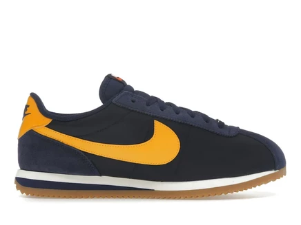 Женские кроссовки Nike Cortez TXT Michigan, сине-золотые